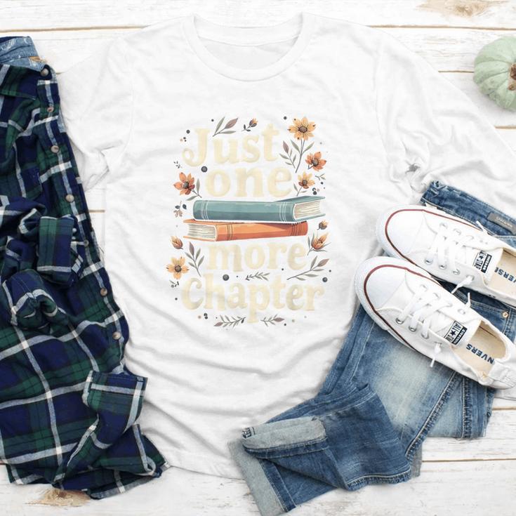 Just One More Chapter Book Reading Floral Teacher Book Lover Youth Long Sleeve Tee Just One More Chapter Book Reading Floral Teacher Book Lover Youth Long Sleeve Tee