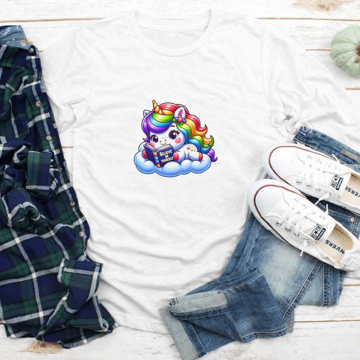 Just One More Chapter Bookish Book Unicorn Reading Book Youth Long Sleeve Tee