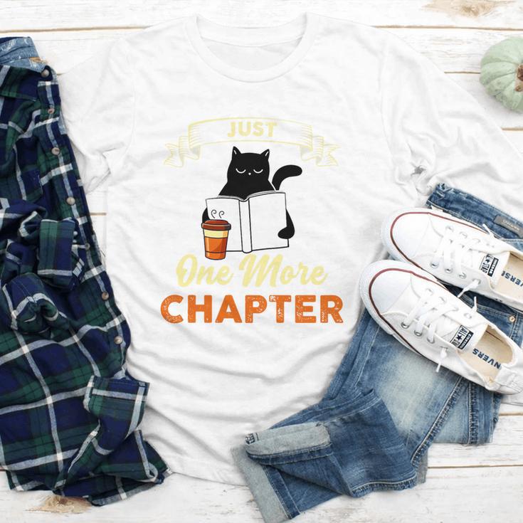 Just One More Chapter Fun Cat Coffee Reading Book Premium Tri-Blend Youth Long Sleeve Tee