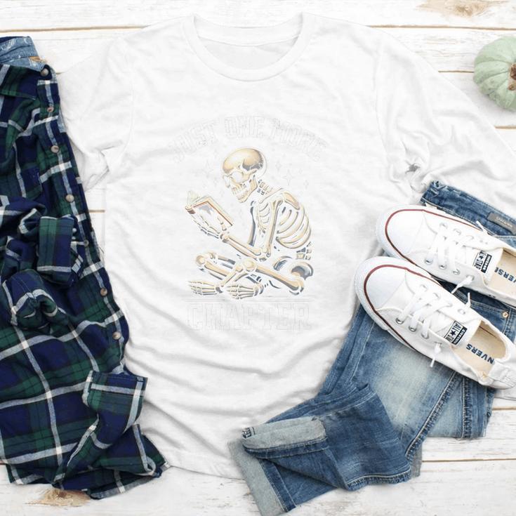 Just One More Chapter Reading Skeleton Book Lover Premium Tri-Blend Youth Long Sleeve Tee Just One More Chapter Reading Skeleton Book Lover Premium Tri-Blend Youth Long Sleeve Tee
