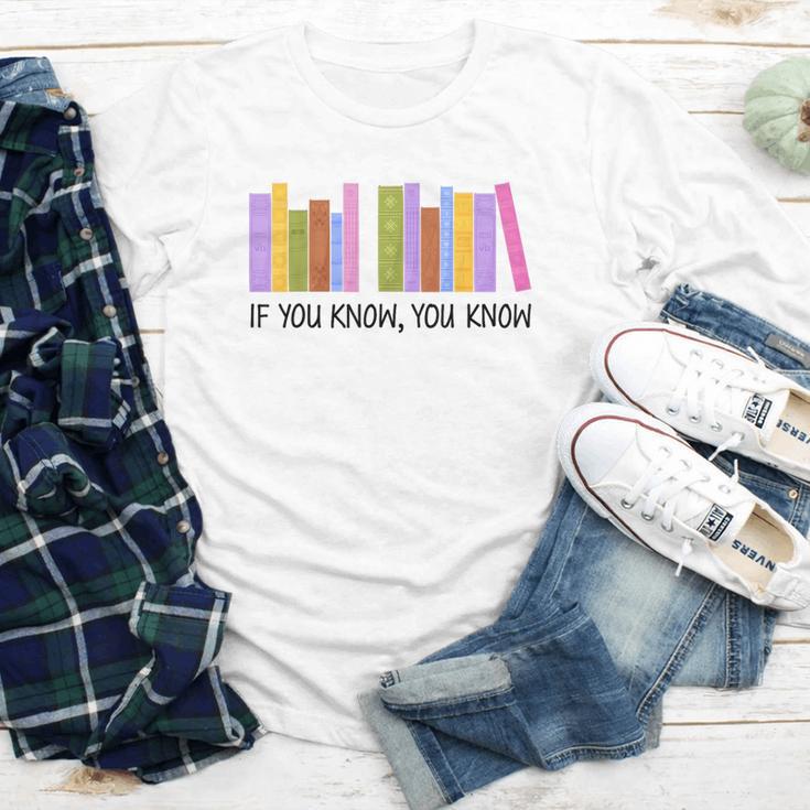 If You Know You Know 6 7 Reading Books Lovers Youth Long Sleeve Tee