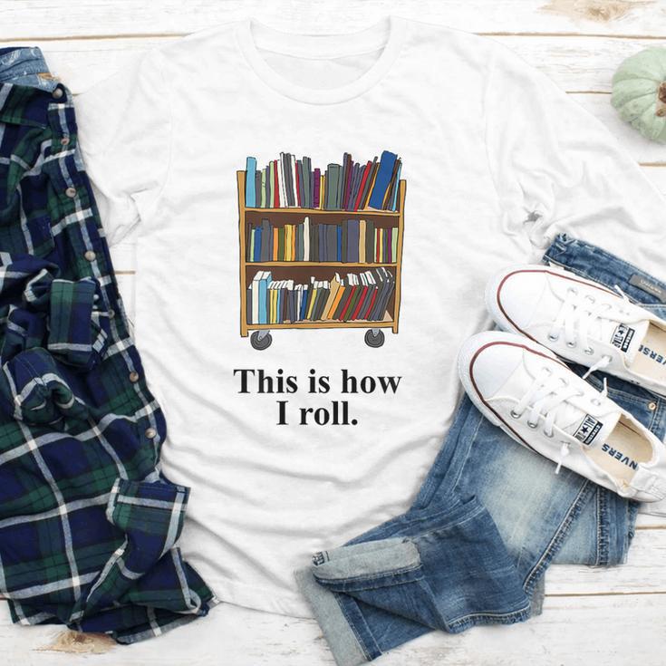 Librarian Book Return Cart This Is How I Roll Youth Long Sleeve Tee