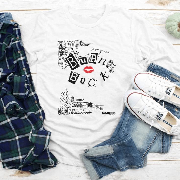 Mean Girls Burn Book Cover Art Youth Long Sleeve Tee
