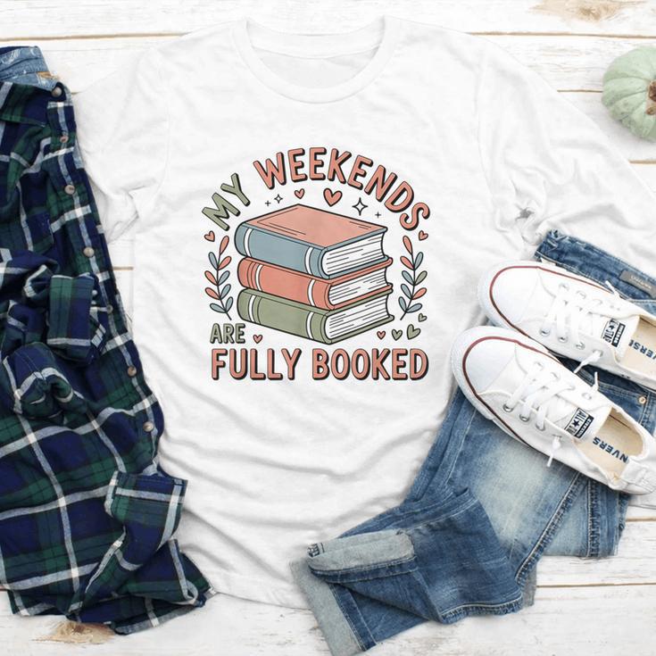 My Weekends Are Fully Booked Reading Book Lover Youth Long Sleeve Tee
