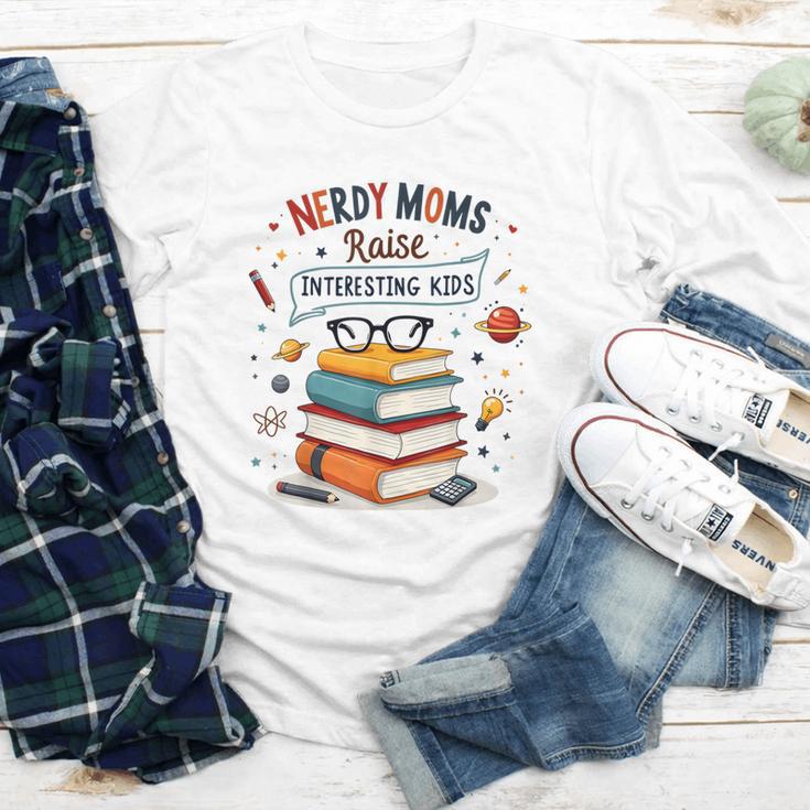 Nerdy Moms Raise Interesting Kids Books Science Youth Long Sleeve Tee