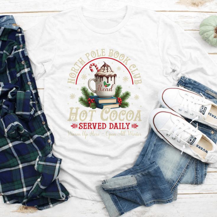 North Pole Book Club Hot Cocoa Librarians Bookish Christmas Youth Long Sleeve Tee North Pole Book Club Hot Cocoa Librarians Bookish Christmas Youth Long Sleeve Tee