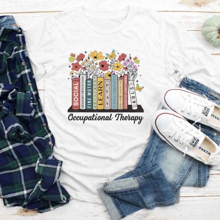 Occupational Therapy Wildflower Book OT Therapist Assistant Youth Long Sleeve Tee Occupational Therapy Wildflower Book OT Therapist Assistant Youth Long Sleeve Tee