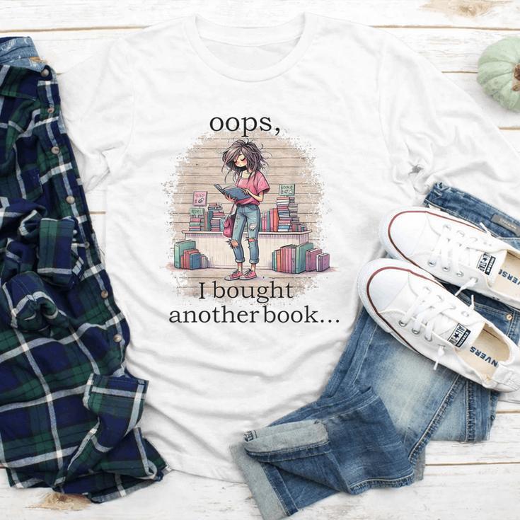 Oops I Bought Another Book Book Woman Sarcastic Youth Long Sleeve Tee