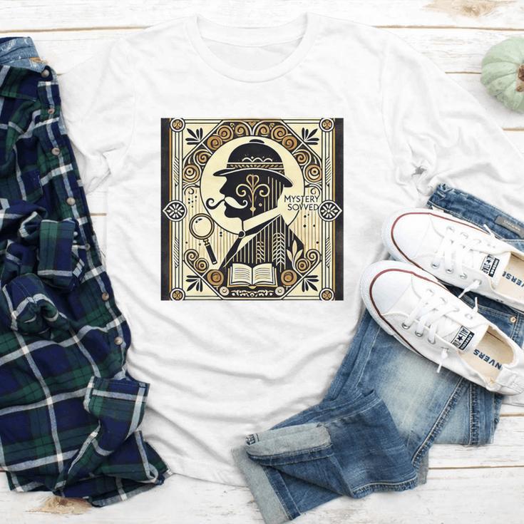 Poirot Mystery Books Vintage Detective Premium Tri-Blend Youth Long Sleeve Tee