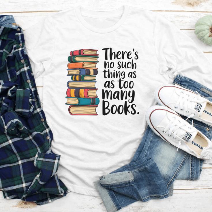 There Is No Such Thing As Too Many Books Book Lover Youth Long Sleeve Tee