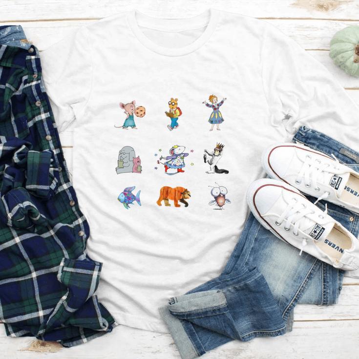Read Book Characters I Can Do Hard Things Back To School Youth Long Sleeve Tee