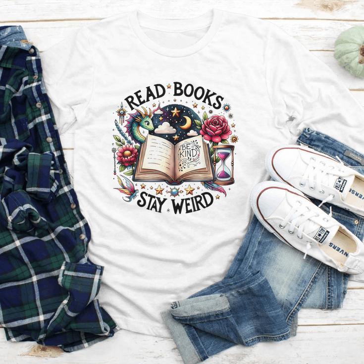 Read Books Be Kind Stay Weird Dragon Book Lover Youth Long Sleeve Tee Read Books Be Kind Stay Weird Dragon Book Lover Youth Long Sleeve Tee