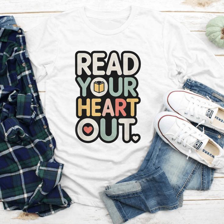 Read Your Heart Out Book Lover Quote Men Women Youth Long Sleeve Tee Read Your Heart Out Book Lover Quote Men Women Youth Long Sleeve Tee