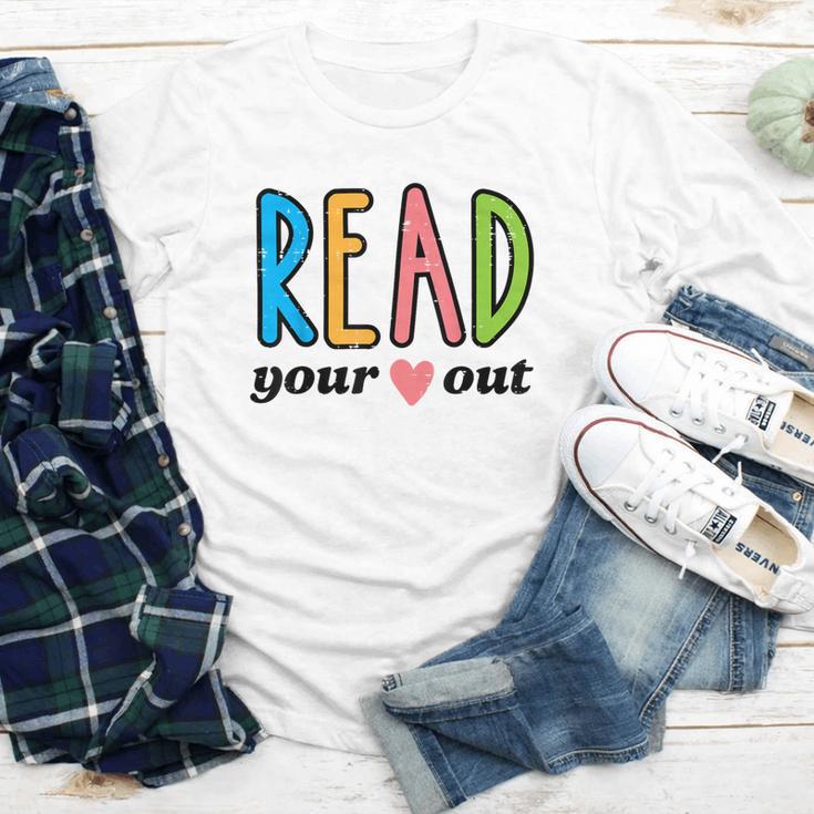 Read Your Heart Read Reading Librarian Book Across America Youth Long Sleeve Tee