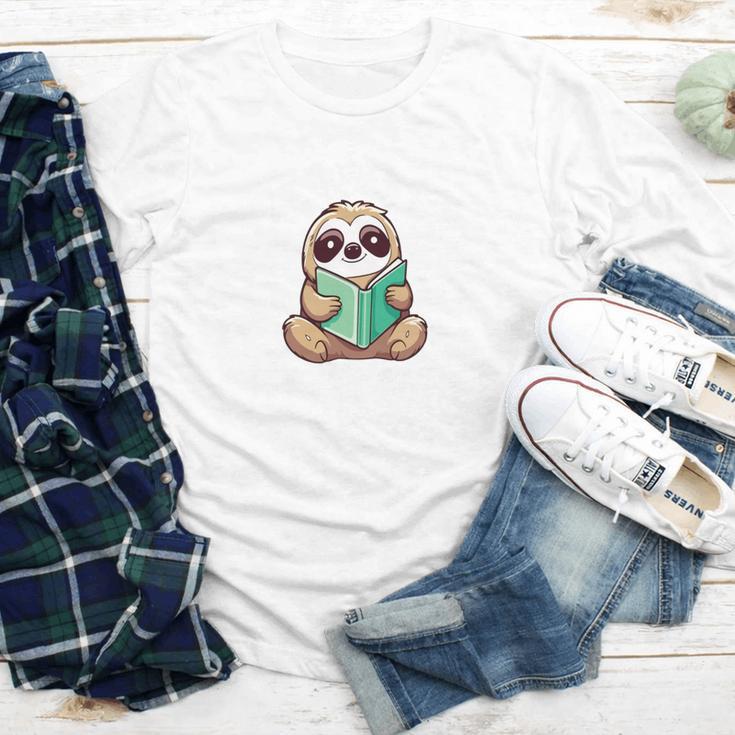 I Read Past My Bedtime Reading Sloth Book Lover Youth Long Sleeve Tee