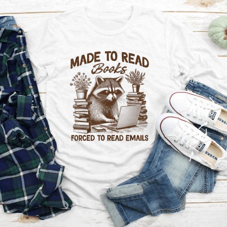 Reading Book Lover Made To Read Books Forces To Read Emails Youth Long Sleeve Tee Reading Book Lover Made To Read Books Forces To Read Emails Youth Long Sleeve Tee
