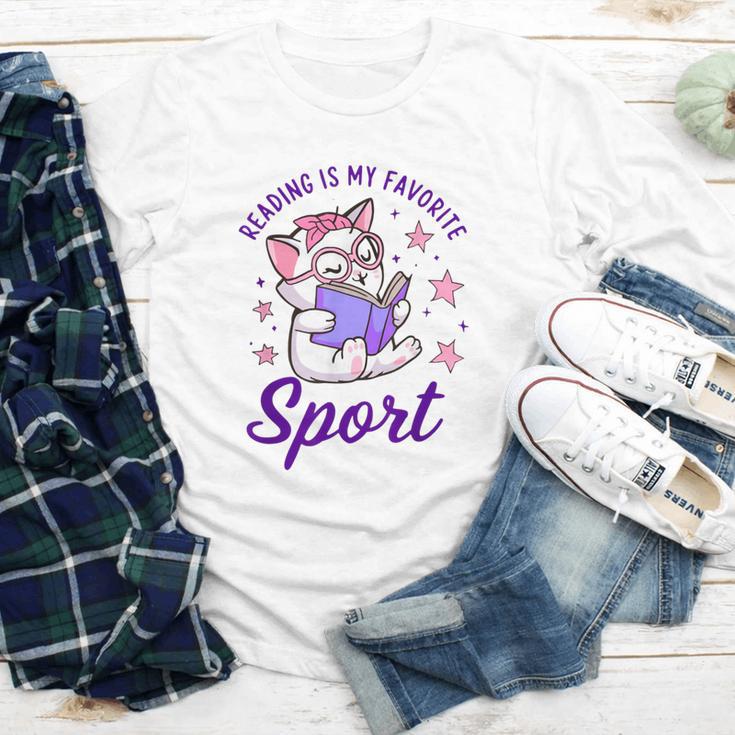 Reading Is My Favorite Sport Saying Quote Book Lovers Youth Long Sleeve Tee