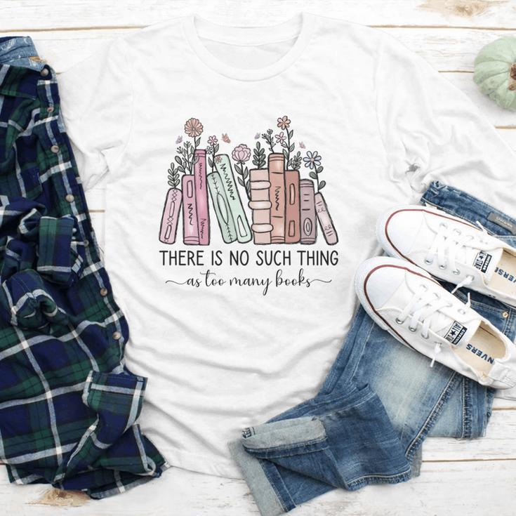 Reading There Is No Such Thing As Too Many Books Librarian Youth Long Sleeve Tee Reading There Is No Such Thing As Too Many Books Librarian Youth Long Sleeve Tee