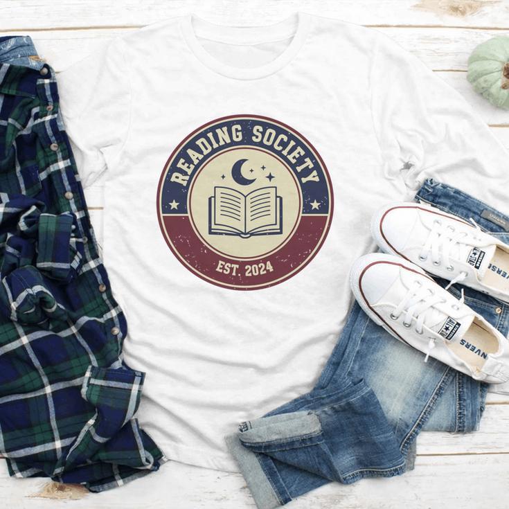 Reading Society Est 2024 Vintage Book Club Youth Long Sleeve Tee
