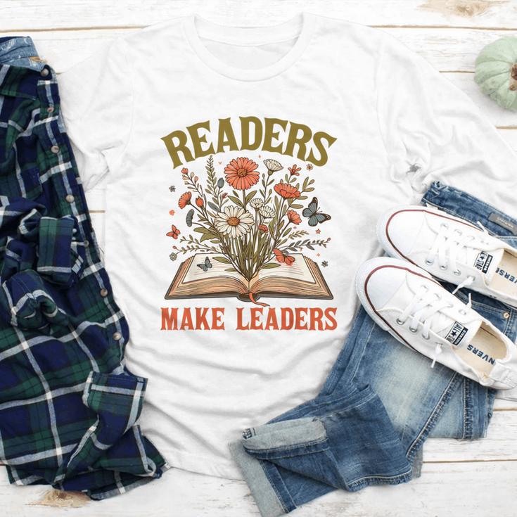 Reading Squad Book Lover Bookish Floral Readers Make Leaders Youth Long Sleeve Tee
