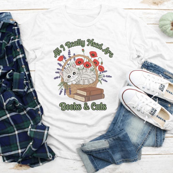 All I Really Need Are Books And Cats Book Lover Tee Youth Long Sleeve Tee All I Really Need Are Books And Cats Book Lover Tee Youth Long Sleeve Tee