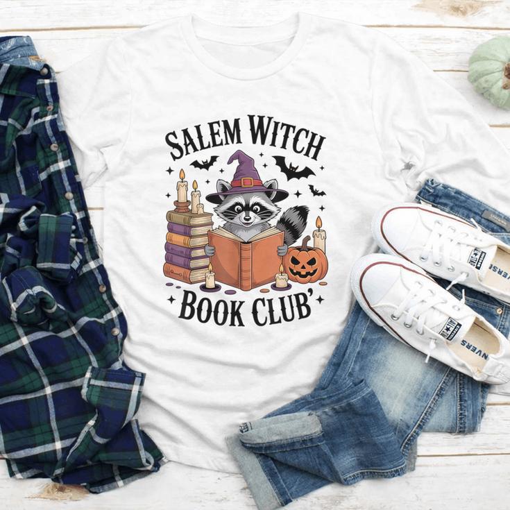 Salem WItch Book Club Halloween Raccoon Witch Reading Book Youth Long Sleeve Tee Salem WItch Book Club Halloween Raccoon Witch Reading Book Youth Long Sleeve Tee
