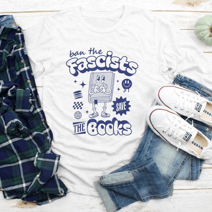 Save The Books Ban Fascists Stand For Book Readers Youth Long Sleeve Tee