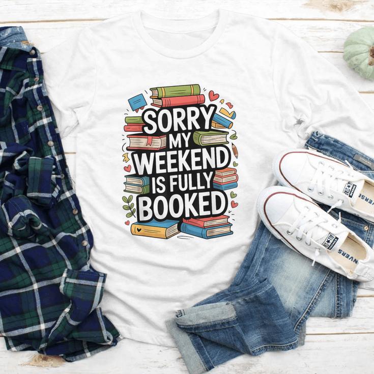 Sorry My Weekend Is Fully Booked Book Lovers Present Youth Long Sleeve Tee