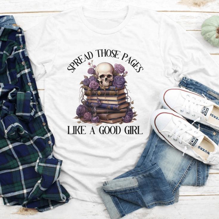 Spread Those Pages Like A Good Girl Dark Romance Spicy Books Youth Long Sleeve Tee Spread Those Pages Like A Good Girl Dark Romance Spicy Books Youth Long Sleeve Tee