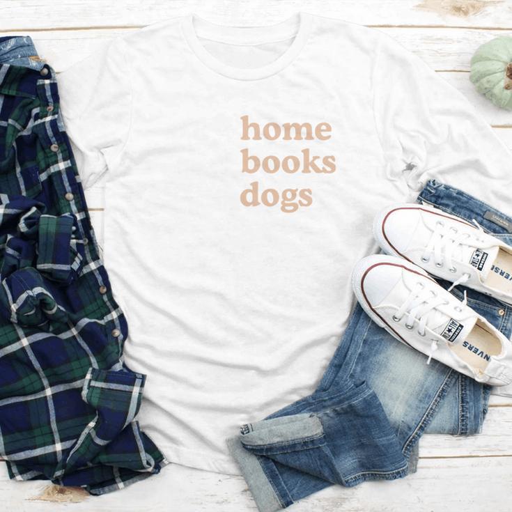 Stay Home Read Books Love Dogs Youth Long Sleeve Tee