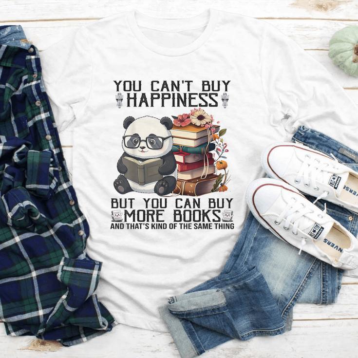 Teacher Bookworm Book Lover Panda Reading Book Librarian Tee Youth Long Sleeve Tee