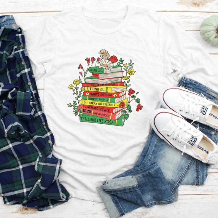 History Month Black History Shirts Book Lover Teacher Youth Long Sleeve Tee