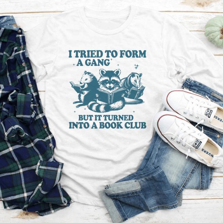 I Tried To Form A Gang But It Turned Into A Book-Club Reader Premium Tri-Blend Youth Long Sleeve Tee I Tried To Form A Gang But It Turned Into A Book-Club Reader Premium Tri-Blend Youth Long Sleeve Tee