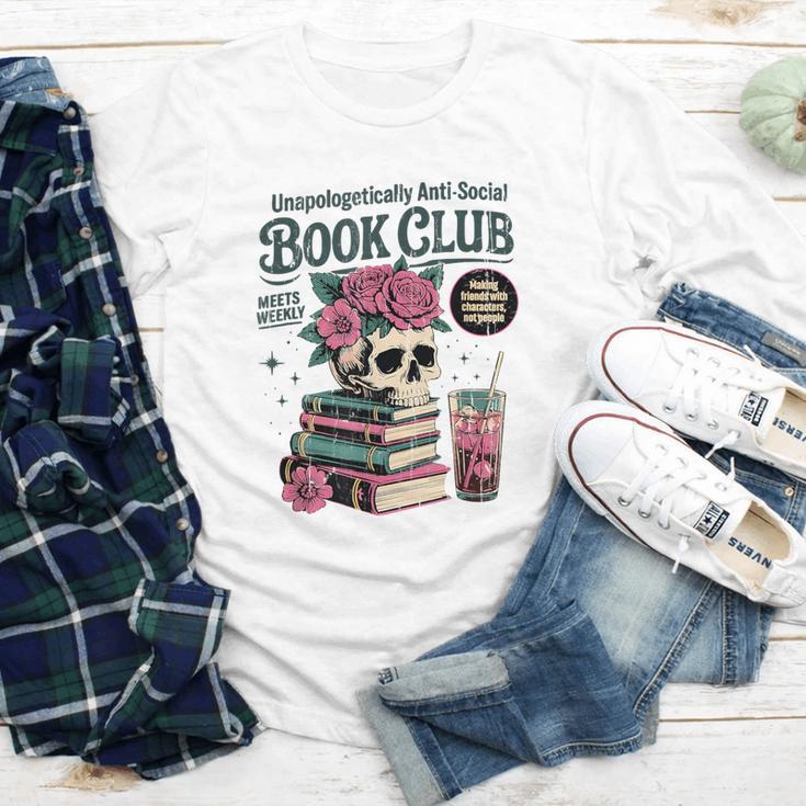 Unapologetically Anti Social Book Club Youth Long Sleeve Tee
