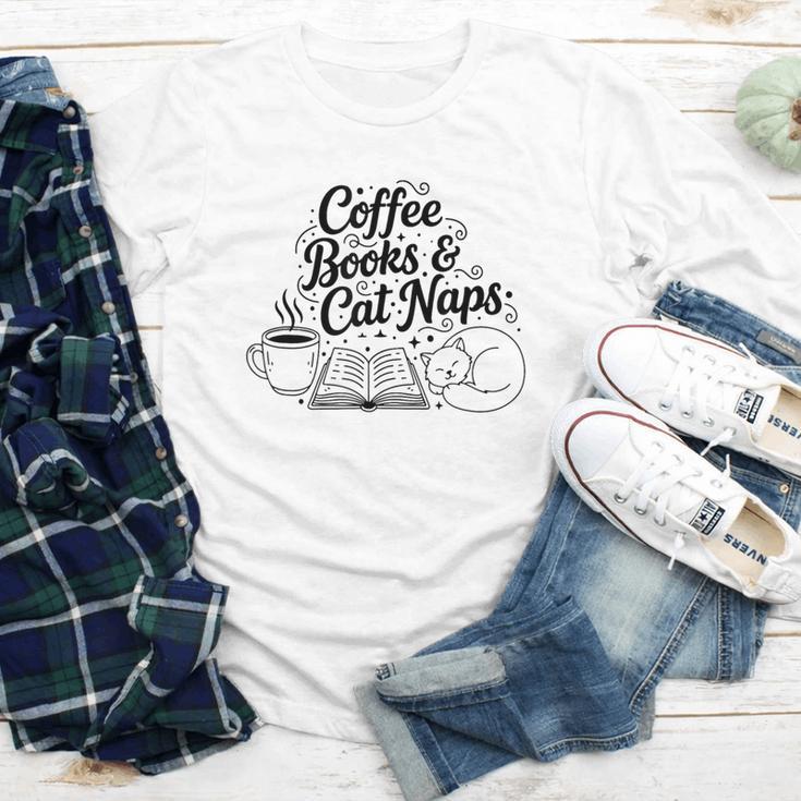Vintage Retro Coffee Books & Cat Naps Youth Long Sleeve Tee