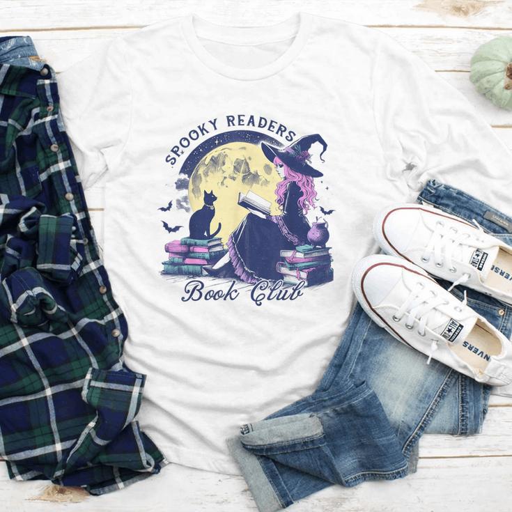 Vintage Sexy Witch Spooky Readers Book Lover Club Halloween Youth Long Sleeve Tee