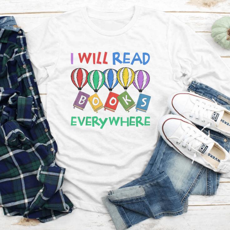 I Will Read Books Everywhere Across America Child Readers Youth Long Sleeve Tee