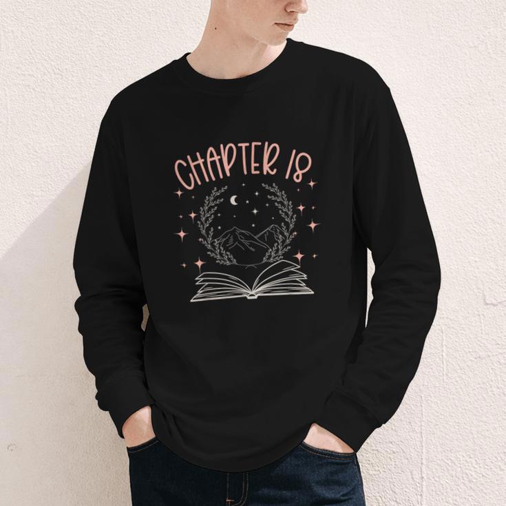 18th Birthday Girls Book Lovers Chapter 18 Its My Birthday Youth Long Sleeve Tee