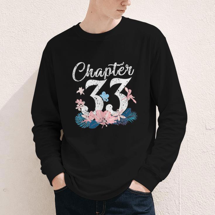 1988 Happy Birthday Chapter 33 Year Old Women Book Lover Youth Long Sleeve Tee