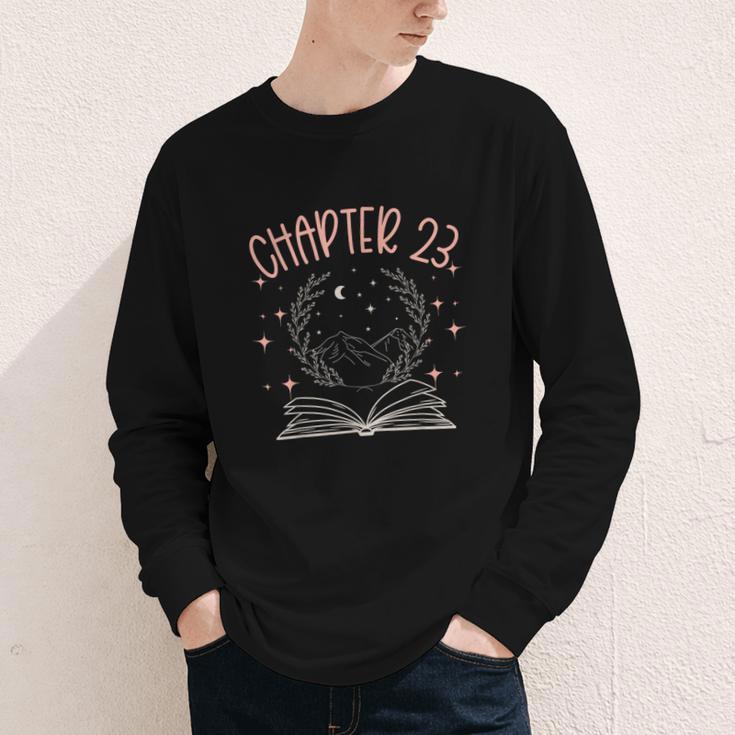 23rd Birthday Women Book Lovers Chapter 23 Its My Birthday Youth Long Sleeve Tee