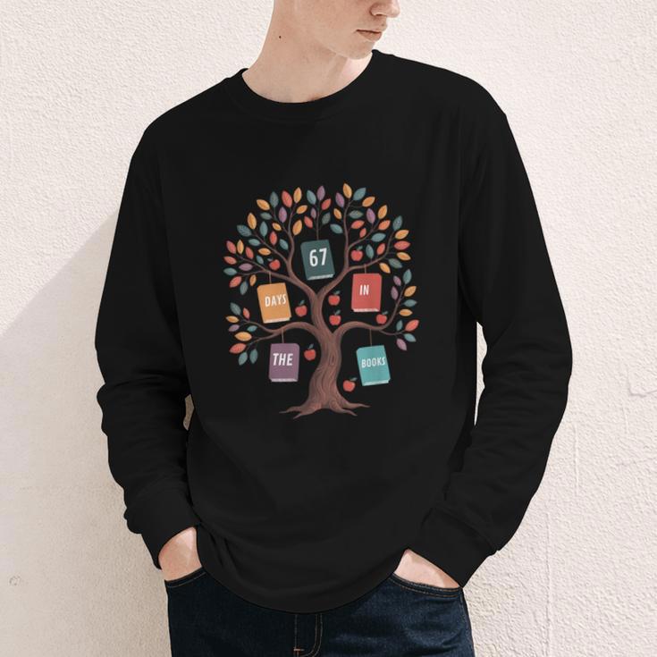 67 Days In The Books Reading Teacher 67th Day Of School Youth Long Sleeve Tee 67 Days In The Books Reading Teacher 67th Day Of School Youth Long Sleeve Tee