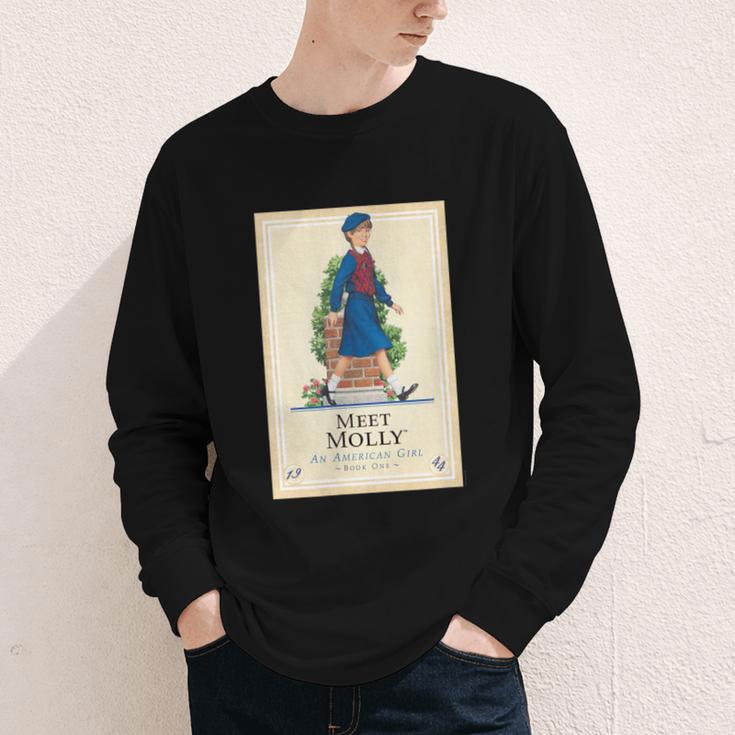American Girl Meet Molly Book Cover Youth Long Sleeve Tee