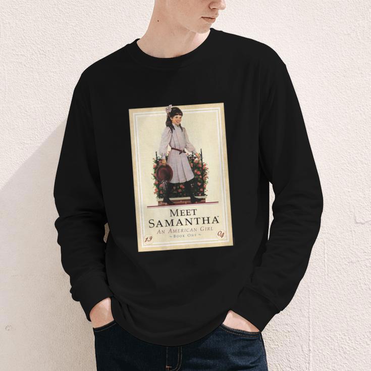 American Girl Meet Samantha Book Cover Youth Long Sleeve Tee