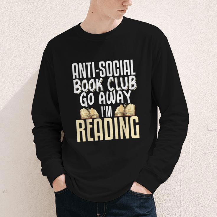 Anti Social Book Club Go Away I'm Reading Youth Long Sleeve Tee Anti Social Book Club Go Away I'm Reading Youth Long Sleeve Tee