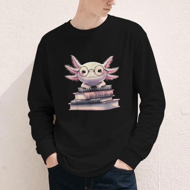 Axolotl Books Readsalotl Reading Bookworm Kawaii Axolotl Youth Long Sleeve Tee Axolotl Books Readsalotl Reading Bookworm Kawaii Axolotl Youth Long Sleeve Tee