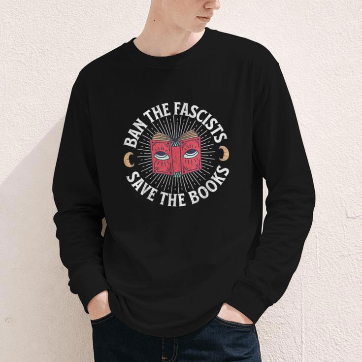 Ban The Fascists Save The Books Banned Books Free Speech Youth Long Sleeve Tee