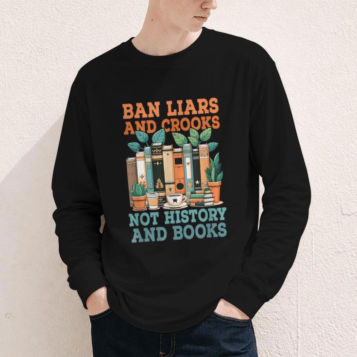 Ban Liars And Crooks Not History And Books Bookworm Library Youth Long Sleeve Tee Ban Liars And Crooks Not History And Books Bookworm Library Youth Long Sleeve Tee
