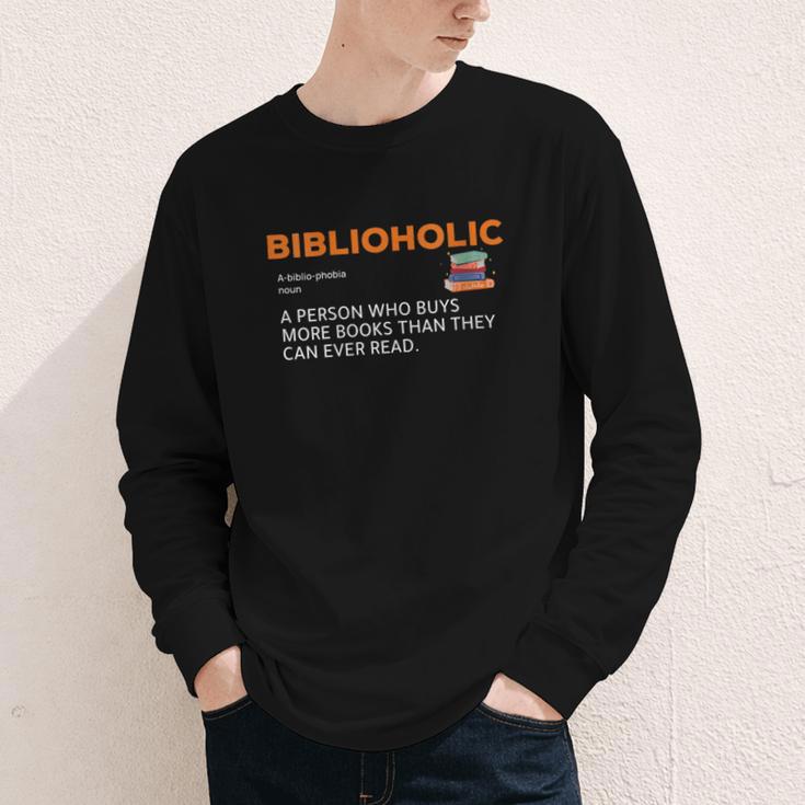 Biblioholic Definition Reading Nerd Book Lovers Geek Youth Long Sleeve Tee Biblioholic Definition Reading Nerd Book Lovers Geek Youth Long Sleeve Tee
