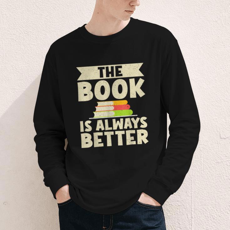 The Book Is Always Better Thriller Youth Long Sleeve Tee