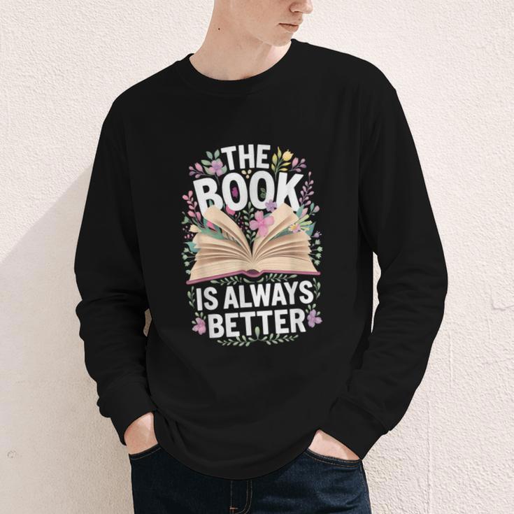 The Book Is Always Better Youth Long Sleeve Tee
